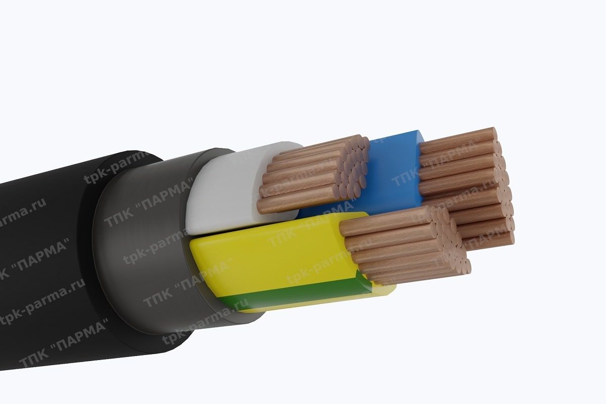 Фотография провода Кабель ПвВГ 3х240 - 1кВ