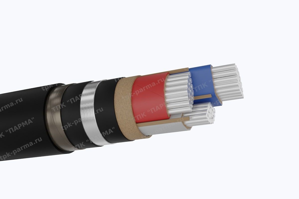 Фотография провода Кабель АСШв 3х95 - 6кВ