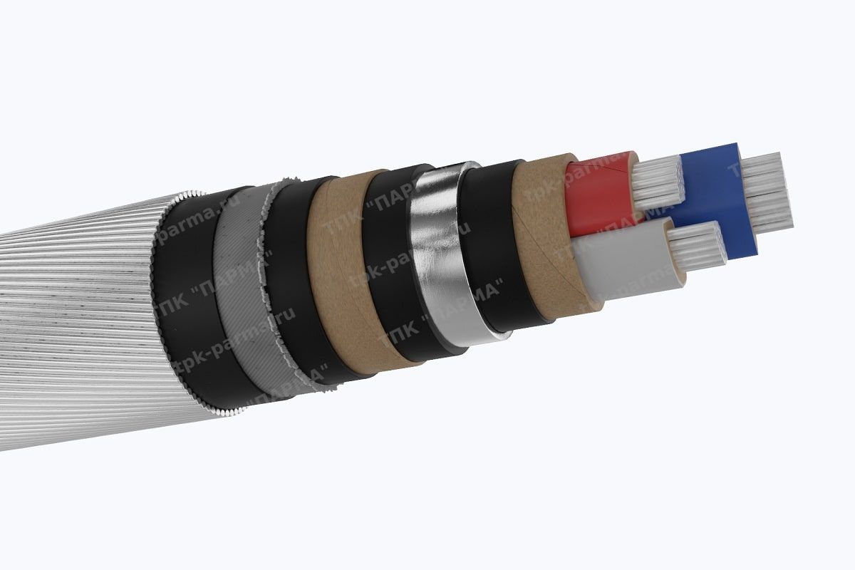 Фотография провода Кабель АСПГ 3х185+1х95 - 1кВ