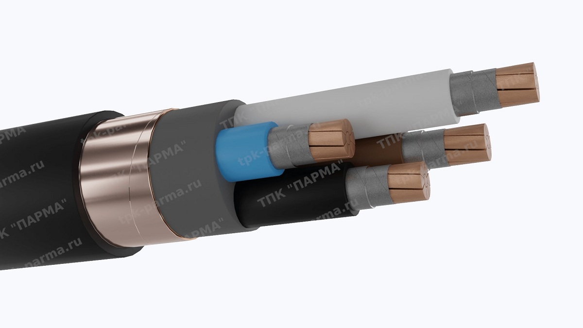 Фотография провода Кабель ВВГЭнг(A)-FRLSLTx 4х300/150 - 1кВ